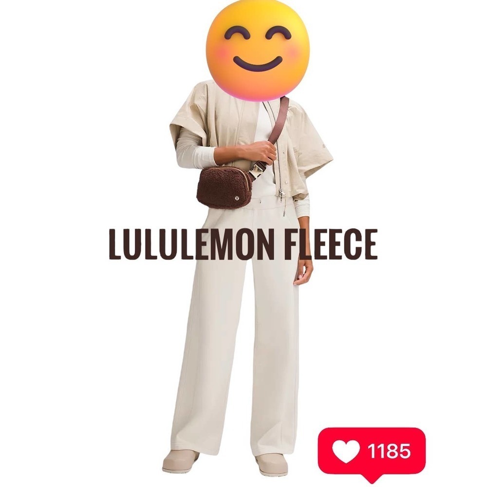 NWT Lululemon Everywhere Belt Bag 1L Fleece- Earth/Gold Brown recycled